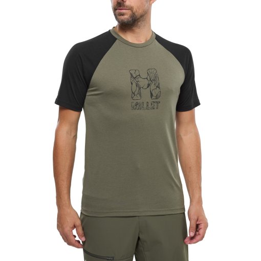 Photo produit de Millet Cimaï Natural T-shirt pour hommes - Grape Leaf/Black