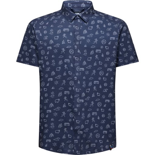 Produktbild von La Sportiva Move Tech Kurzarmhemd Unisex - Night Sky/Chalk