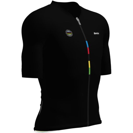 Santini UCI World Champion Mondo Jersey Men RE94075SMONDO - black