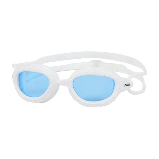 Photo produit de Zoggs Lunettes de Natation - Predator - Regular Fit - White - Tint Blue