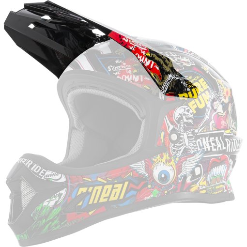 Picture of O&#039;Neal Sonus Youth Helmet - Visor - CRANK V.21 multi