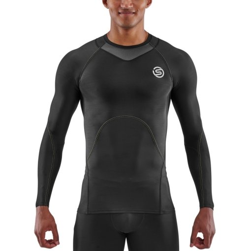 Foto de SKINS 3-Series Camiseta de Manga Larga Hombre - Negro