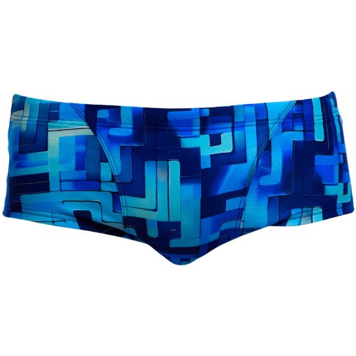 Picture of Funky Trunks Classic Eco Swim Trunks Men - You Blued