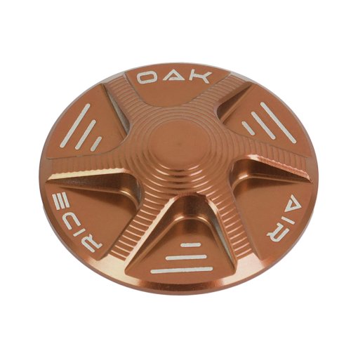 Photo produit de OAK Components Capuchon de valve AIR pour fourches à suspension - kashgold
