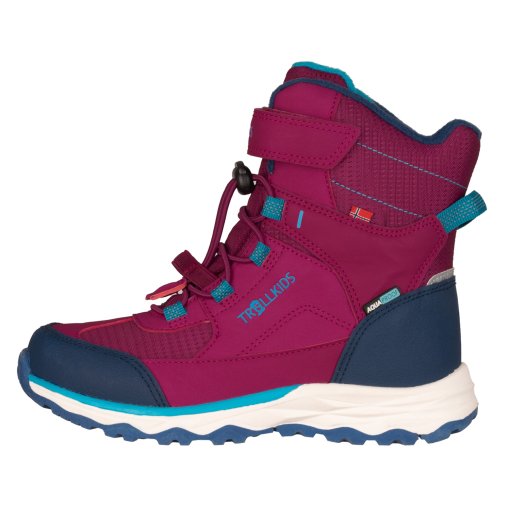Foto de Trollkids Botas Invierno Niño - Hafjell XT - Bright Berry/Dark Turquoise