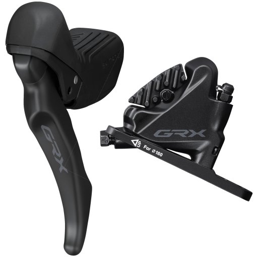 Immagine prodotto da Shimano Freno a Disco - GRX BL-RX610 / BR-RX400 - STI | Flat Mount | J-Kit - sinistra (L) | davanti (F)