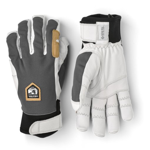 Foto de Hestra Guantes de Outdoor de 5 Dedos - Ergo Grip Active - grey/offwhite