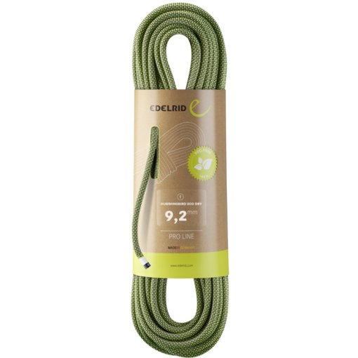 Photo produit de Edelrid Corde - Hummingbird Eco Dry 9,2mm - 60m - night-citrus