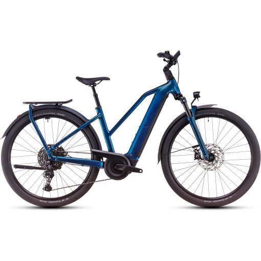 Immagine prodotto da CUBE Bici Elettrica Trekking Donna - KATHMANDU HYBRID EX 800 - 2025 - electricblue / chrome