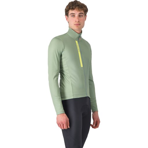 Immagine prodotto da Castelli Maglia Termica a Maniche Lunghe Uomo - Entrata - green pepper/electric lime 354