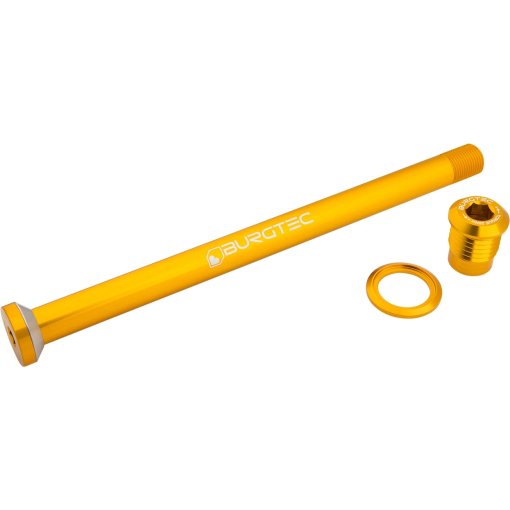 Slika izdelka Burgtec Prebodna os - zadnja | 12x148mm Boost | M12x1 | 174mm | za Amflow - burgtec bullion gold