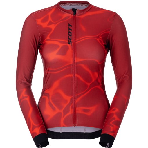 Picture of SCOTT Pro Mid Longsleeve Jersey Women - turbo red/toasted red