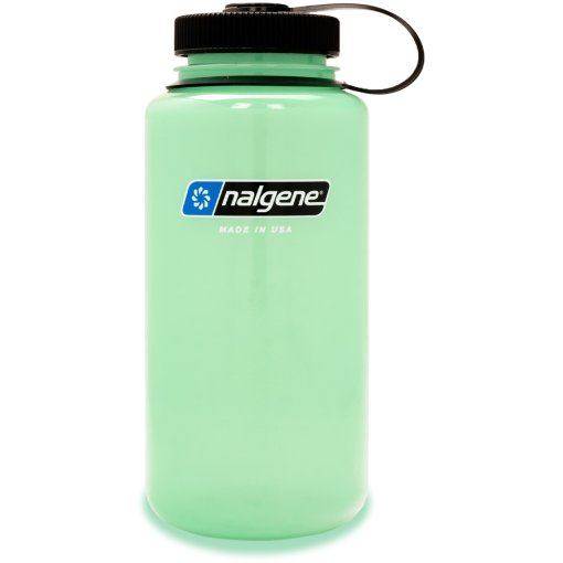 Photo produit de Nalgene Gourde - Wide Mouth Sustain - 1L - glow - vert