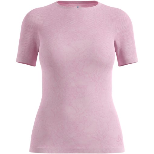 Picture of Odlo Performance Light Rain Dye Short-Sleeve Base Layer Top Women - hyper pink