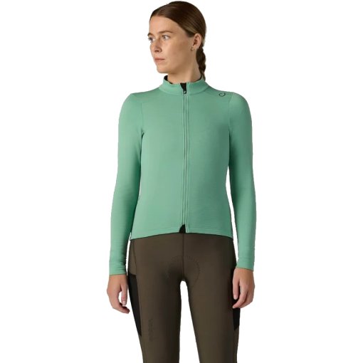 Foto de Velocio LUXE Maillot de manga larga térmico para mujer - Malachite Green