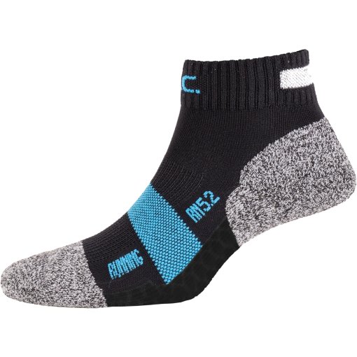 Produktbild von P.A.C. Original RN 5.2 Running Reflective Pro Short Socken Damen - Black/Cyan