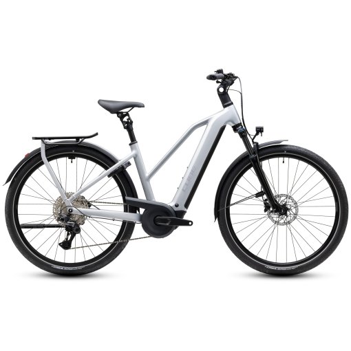 Kuva tuotteesta CUBE KATHMANDU HYBRID ONE 800 - Trapeze - Trekking-Sähköpyörä - 2027 - silverstar / reflex