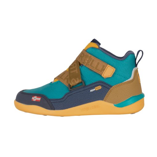 Foto de Trollkids Zapatillas Barefoot Niño - Nordfjord Winter - Dark Cyan/Bronze/Mystic Blue