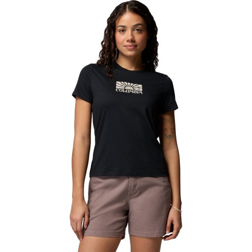 Produktbild von Columbia Ruby Springs Graphic Fitted T-Shirt Damen - Black/Brandrise