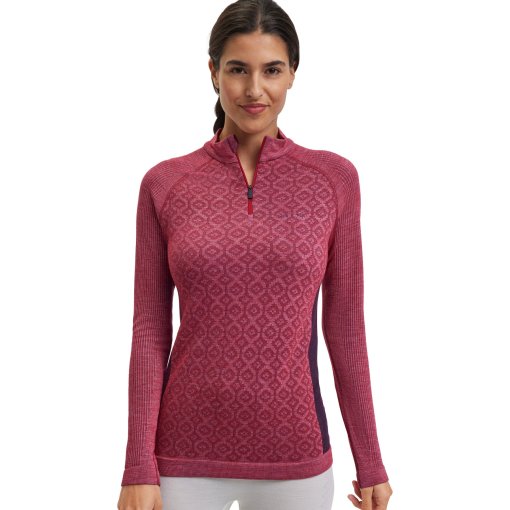 Foto de Falke Camiseta de Manga Larga Mujer - SK Thermallayer Clima - rojo 8644