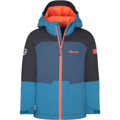 Foto de Trollkids Chaqueta Niño - Hardanger - Nordic Blue/Mystic Blue/Negro