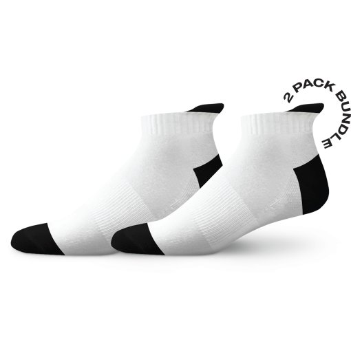 Picture of Sox Footwear Tab Combo Socks (2 Pack) - classic white