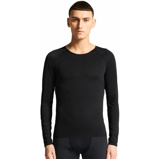 Produktbild von CRAFT Pro Dry Nanoweight Langarm-Baselayer-Hemd für Herren - Schwarz/Schwarz