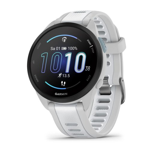 Produktbild von Garmin Forerunner 165 GPS Laufuhr - Mist Grey/Whitestone