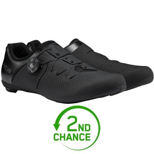 Produktbild von Shimano SH-RC302 Rennradschuhe Herren - Breit - Schwarz - B-Ware