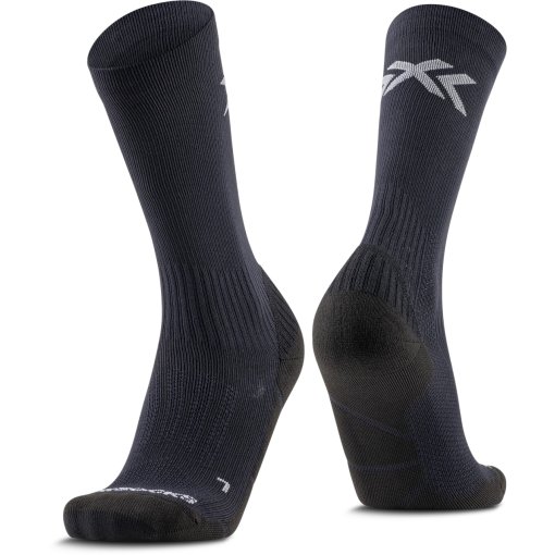 Productfoto van X-Socks Core Sport Graphics Crew Sokken - opal black/arctic white
