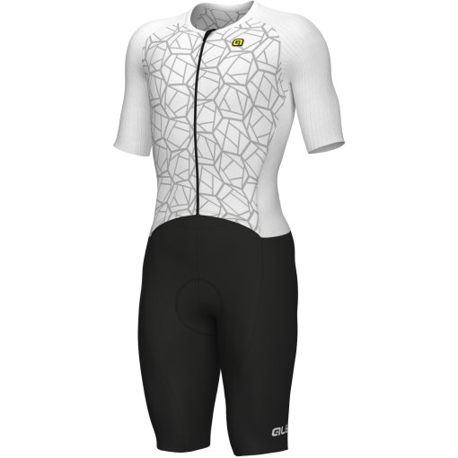 Picture of Alé TRIATHLON Focus Short Sleeve Tri Skinsuit Men - white