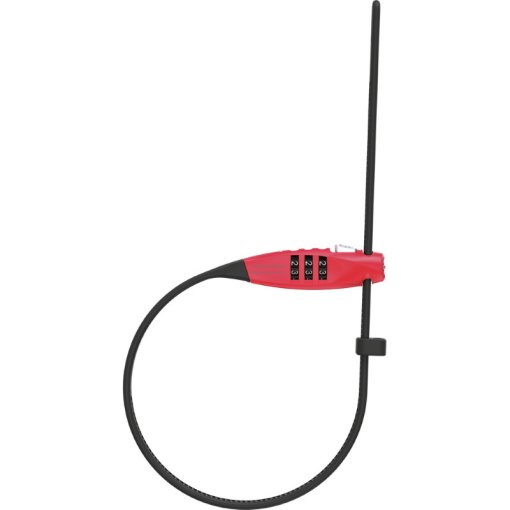 Foto de ABUS Candado Cable 45cm - Combiflex TravelGuard - rojo
