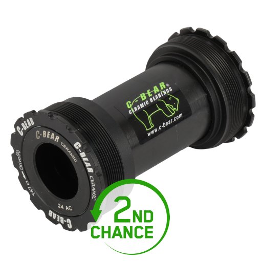Produktbild von C-Bear Ceramic Bearings Innenlager T47 - Shimano, FSA, Race Face, Rotor - Cyclocross - T47-86-24 - schwarz - B-Ware
