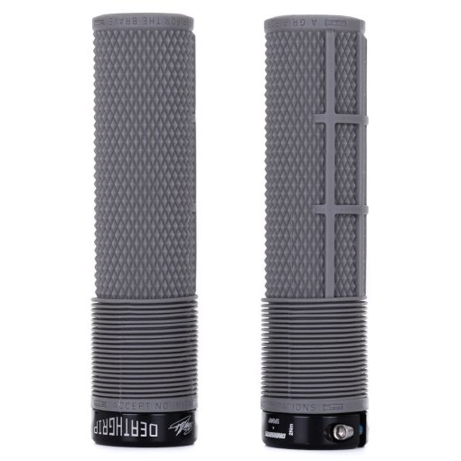 Foto de DMR Brendog Deathgrip Flangeless - Puños de bicicleta - Delgado - Suaves - grey