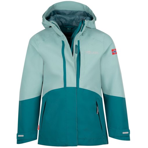 Foto de Trollkids Chaqueta Niña - Skaland - Glacier Green/Teal