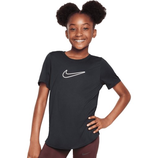 Foto de Nike Camiseta Niños - One Fitted Dri-FIT - negro/blanco FZ5600-010