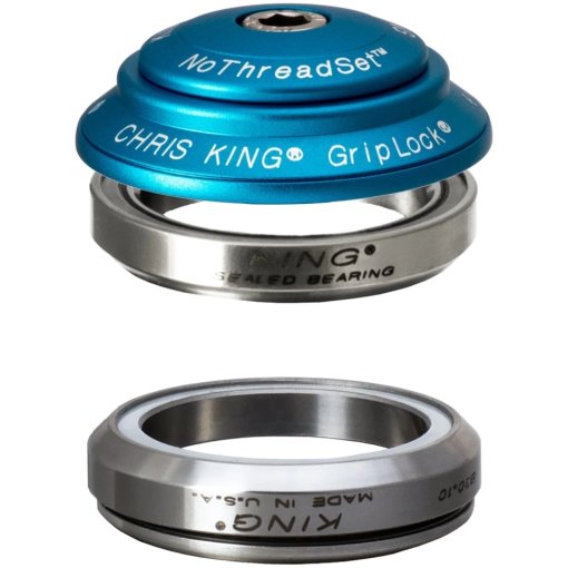 Photo produit de Chris King Jeu de Direction - DropSet 6 - 1 1/8 Pouces - IS41/28.6 | IS41/30 - matte turquoise