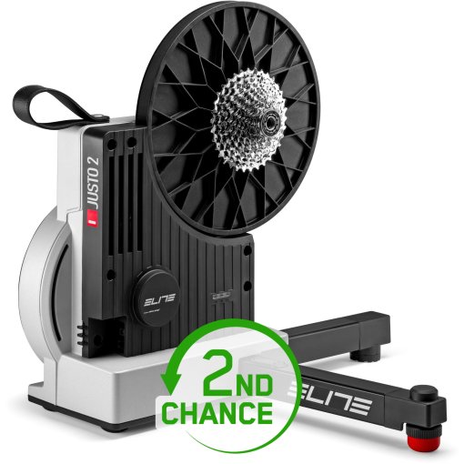 Productfoto van Elite Justo 2 Direct Drive Hometrainer - Zilver - B-Keus