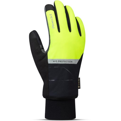 Zdjęcie: Roeckl Sports Vogau 2 GTX Rękawiczki Rowerowe - fluo yellow/black 2102