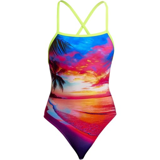 Produktbild von Funkita Tie Me Tight Eco Badeanzug Damen - Touch Of Paradise