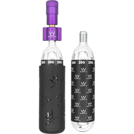 Produktbild von Peaty&#039;s Holeshot CO2 Kartuschenpumpe - MTB (25g) - Lila