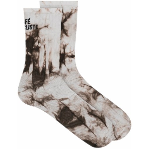 Billede af Café du Cycliste Tie-dye-sokker - charcoal