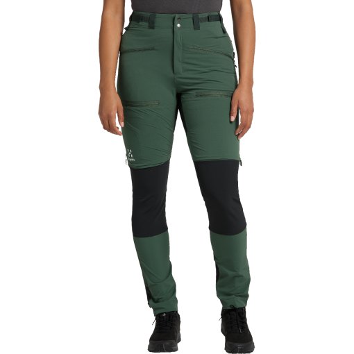 Produktbild von Haglöfs Rugged Slim Hose Damen - Regulär - fjell green/true black 4HT