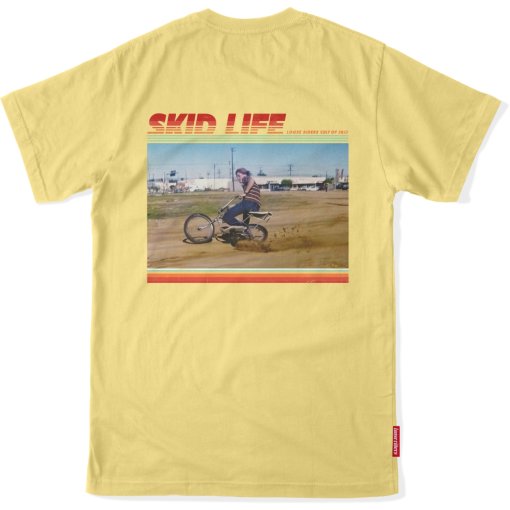 Picture of Loose Riders Tech Short Sleeve Shirt Men - Skid Life Yellow