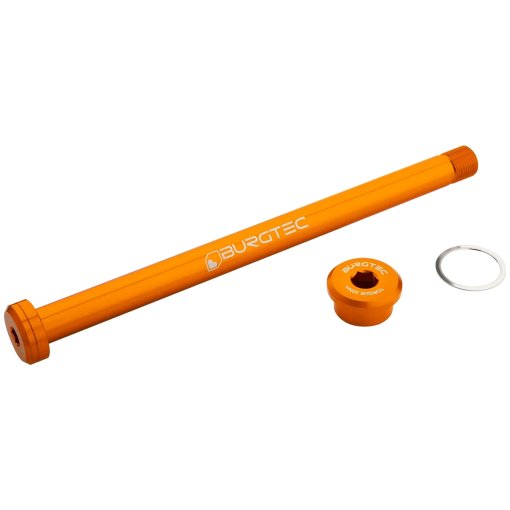 Produktbild von Burgtec Steckachse - hinten | 12x148mm Boost | 173mm | für Rocky Mountain - iron bro orange