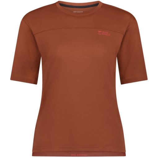 Foto de Mons Royale Maillot Ciclismo de Manga Corta Mujer - Diversion Merino - sienna