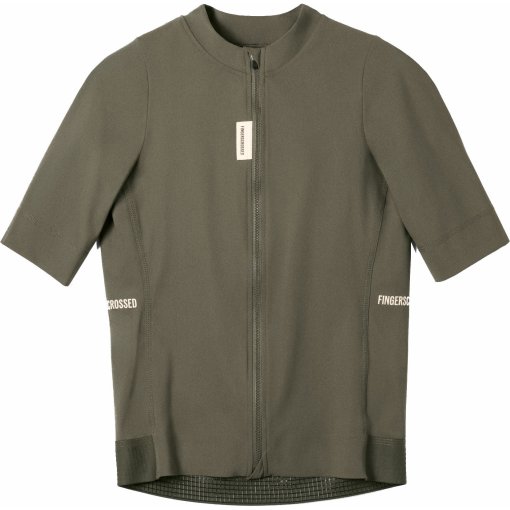 Immagine prodotto da FINGERSCROSSED Maglia a Maniche Corte Donna - Road - Oliva