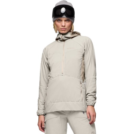 Foto de Norrona Chaqueta Anorak con Capucha Mujer - møre Octa Zip - Oatmeal