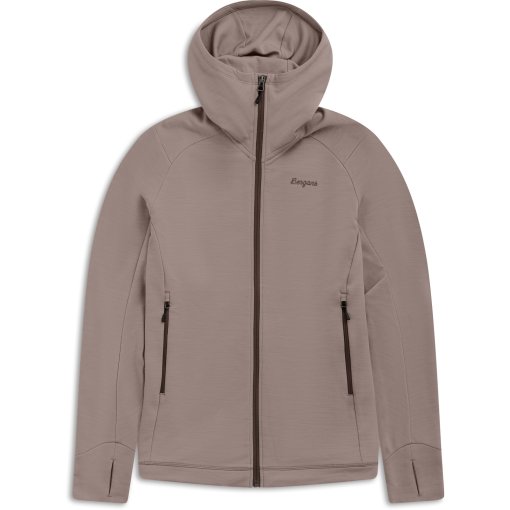 Slika izdelka Bergans Rabot Merino Tech Midlayer Jopa s kapuco za moške - rock taupe