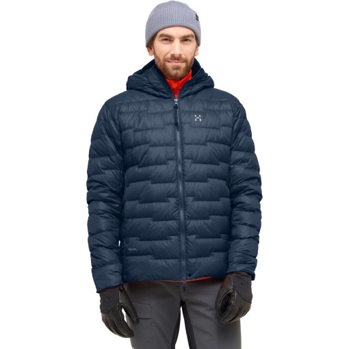 Photo produit de Haglöfs Doudoune Homme - ROC Flash Hood - tarn blue 3N5